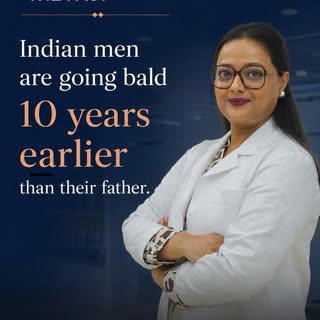 ⚠️ Indian men are going bald 10 years earlier than their fathers.

And genetics isn’t the only reaso