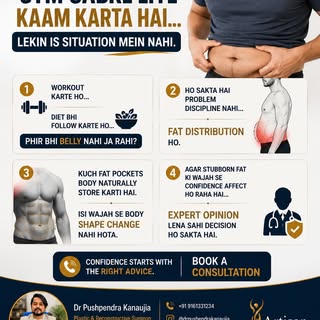 Gym Sabke Liye Kaam Karta Hai... Lekin Har Belly Fat Ke Liye Nahi

Workout aur healthy diet follow k