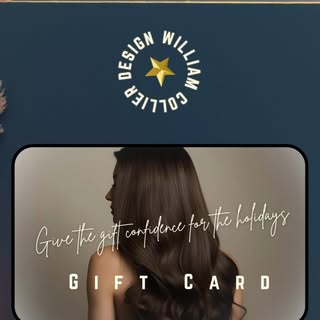 Give the gift of confidence this holiday season. 
Digital gift cards for William Collier Design are 