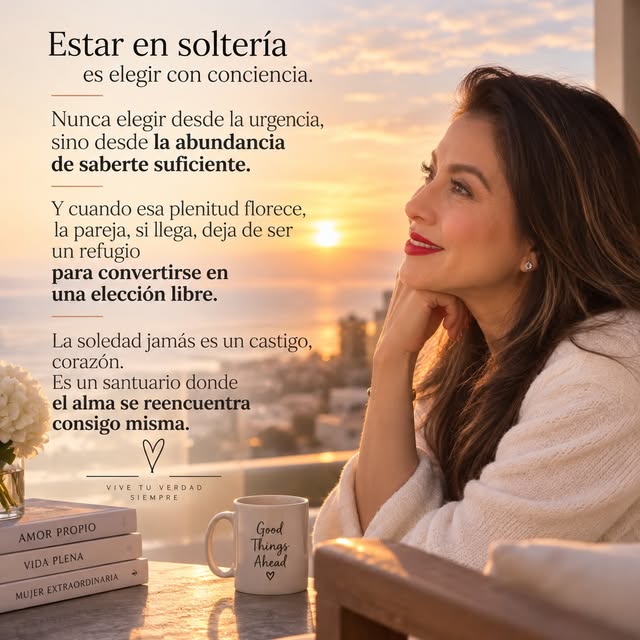 Hay etapas en las que no se trata de buscar, esperar ni llenar espacios… sino simplemente de vivir e