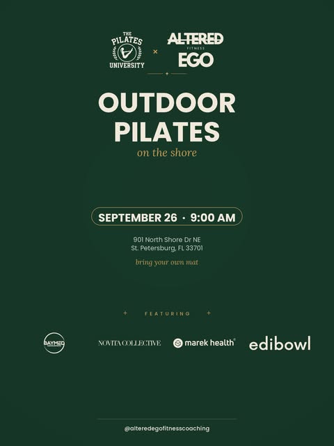 ONE MONTH OUT 🧘‍♀️🌿

Altered Ego is taking Pilates outside — and this one is going to be GOOD.

Jo