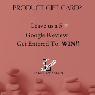 Click the link to give a review! Leave a 5 star review and get entered into a draw to win a $150 gif