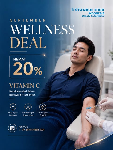 ✨ SEPTEMBER WELLNESS DEAL ✨

It’s time to give your body a little extra boost! 💙
Nikmati Vitamin C 