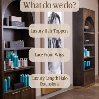 If you’ve been wondering what we actually do, here’s the truth⬇️

We specialize in luxury hair toppe