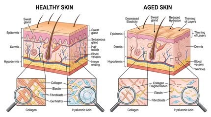 Collagen is the scaffolding under your skin it is what makes it bounce back and hold its shape!

You