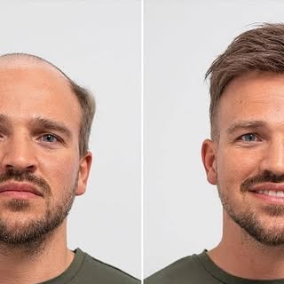 Before & after hair system transformation!