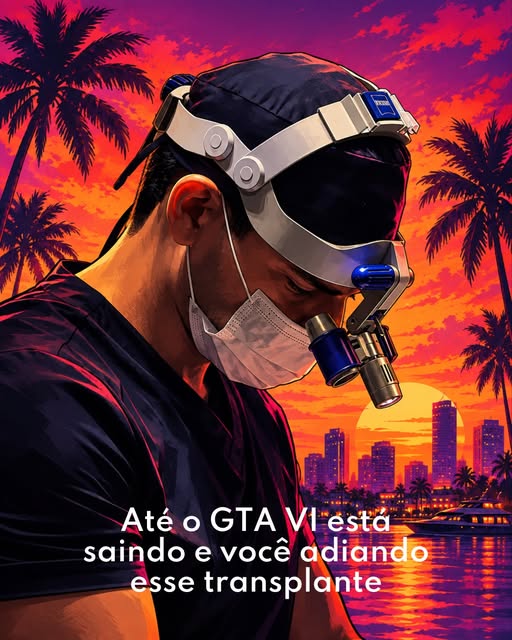 Para de adiar esse transplante meu amigo calvo…

#gta #transplantecapilar #fue