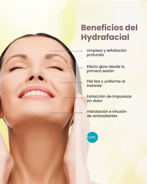 Un solo tratamiento, 3 pasos esenciales para transformar tu piel en menos de una hora. ✨
HydraFacial