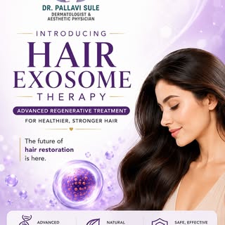 ✨ Introducing Hair Exosome Therapy – Now at Dr. Pallavi Sule’s Clinic, Powai ✨

Hair loss is more th