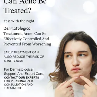 Clear skin is not a dream anymore ✨
Acne can be effectively treated with the right dermatological ca