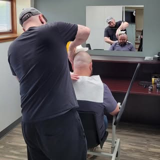 Prep for photos. 
#smp #hairtattoo #statecollegepa #boalsburgpa #smpcentrecounty #scalpmicropigmenta