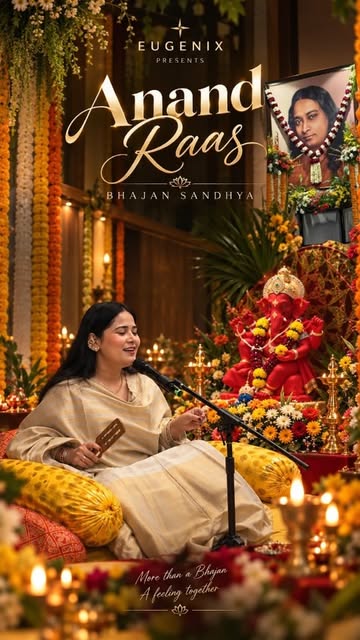 What a beautiful evening of Anand Raas…

Grateful to Devi Neha Saraswat ji for gracing our centre wi