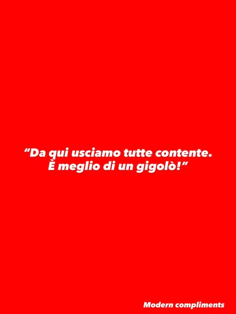 “Le sue lusinghe mi onorano..” 🧐🎩😂