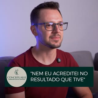 ‘Nem eu acreditei no resultado!’ foi assim que um dos nossos pacientes descreveu a experiência após 
