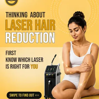 Thinking about Laser Hair Reduction? 🤔

Not every laser is suitable for every skin type. The right 