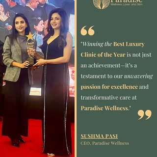 ✨ Luxury Redefined, Excellence Recognized! ✨

We are thrilled to announce that Paradise Wellness has