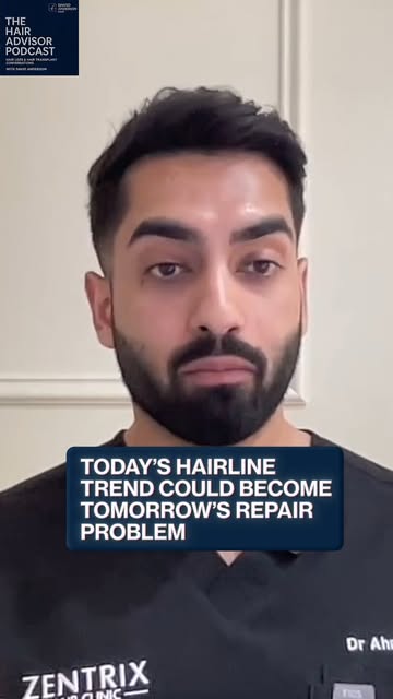 A hair transplant is permanent. Your age isn't.

Dr Ahmed Riaz makes an important point about the cu