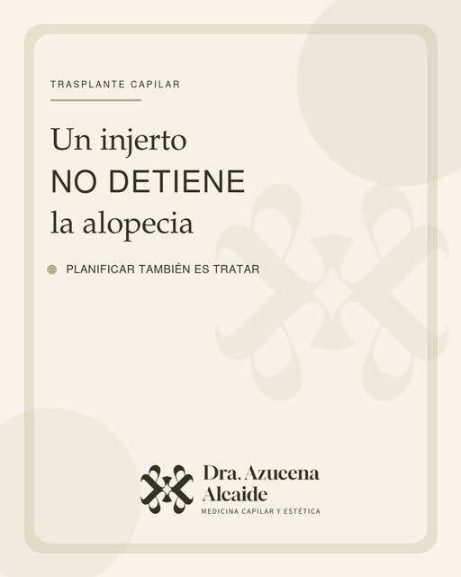 Un injerto no detiene la alopecia

Un injerto capilar redistribuye folículos desde la zona donante h
