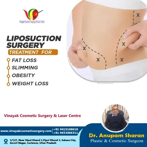 Liposuction surgery is a cosmetic procedure that removes fat from specific areas of the body, typica