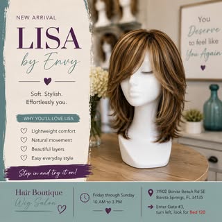 Meet Lisa by Envy, a style that's easy to wear and even easier to love. With soft layers, lightweigh