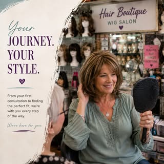 Finding the right wig isn't just about choosing a style. It's about finding the one that feels like 