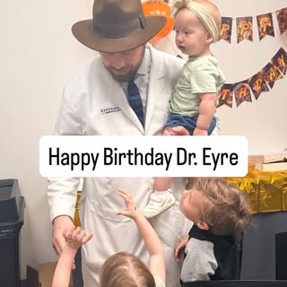 Happy Birthday Dr. Eyre! 

To the man who loves Indiana Jones and Candy ALMOST as much as he loves h