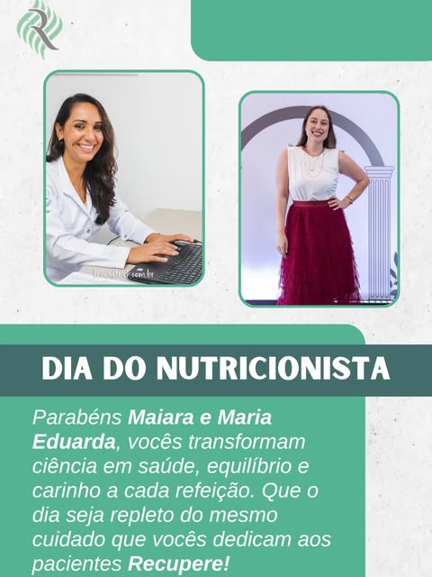 Feliz dia para quem com tanto amor cuida e com excelência dedica um cuidado especial aos nossos paci