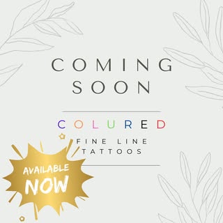 COLOURED fine line tattoos 
The elegance of a fine line tattoo with the addition of colour.
.
Fine