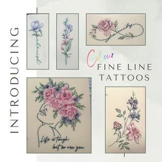 Skin Illusions is excited to announce they are now offering COLOUR fine line tattoos. 
.
Fine line 