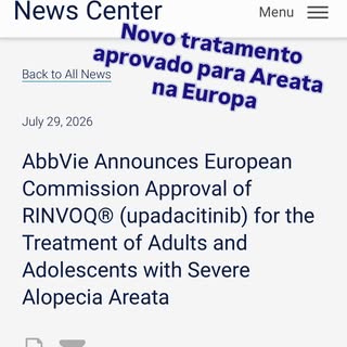 🚨 Nova aprovação para tratamento da alopecia areata!

A Comissão Europeia aprovou o upadacitinibe (