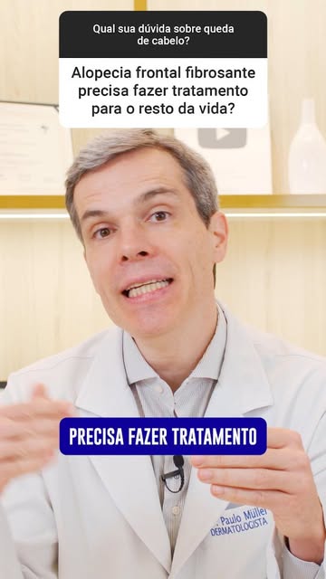 Alopecia frontal fibrosante precisa de tratamento para o resto da vida? 

🤔 Nem sempre! A duração d
