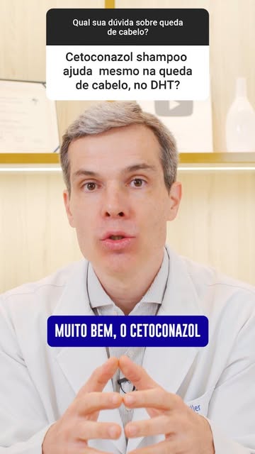 Cetoconazol shampoo ajuda na queda de cabelo e reduz o DHT?

O cetoconazol não apresenta uma ação cl