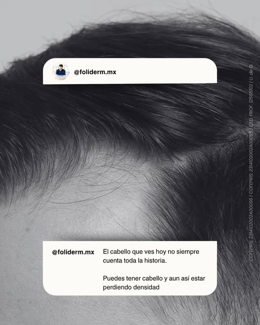 A veces la pérdida de densidad comienza mucho antes de que sea evidente.

Por eso, si notas cambios 