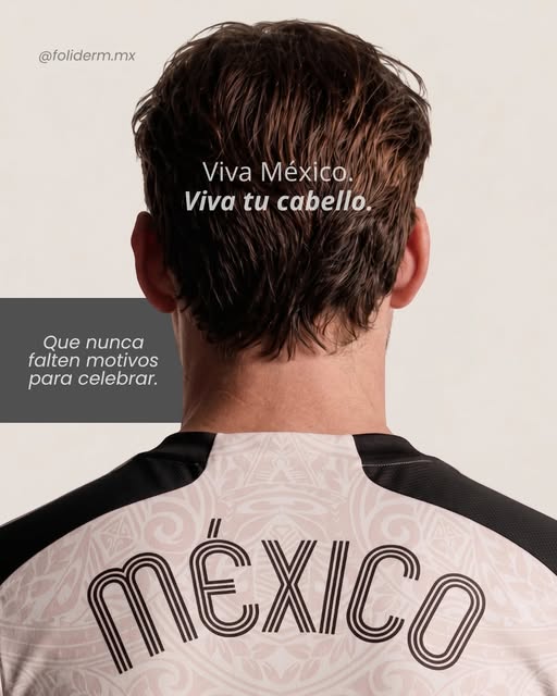¡Viva México! Y que también viva ese cabello que te hace sentir bien. 🧑🏻‍🦱

Que nunca falten moti