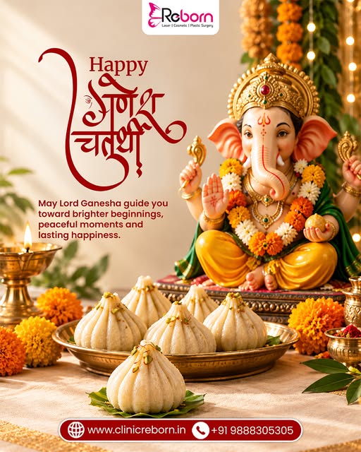 🙏 May this auspicious occasion of Ganesh Chaturthi fill your life with positivity, hope, and beauti