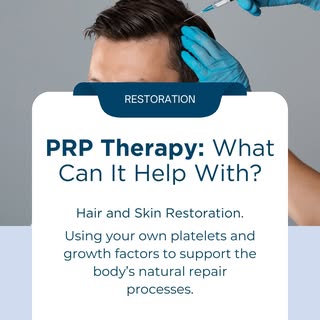 PRP Therapy | Supporting your body’s natural regeneration. 🩸

Using concentrated platelets and grow