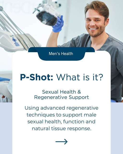 The P-Shot is an advanced regenerative treatment using platelet-rich plasma (PRP) derived from your 