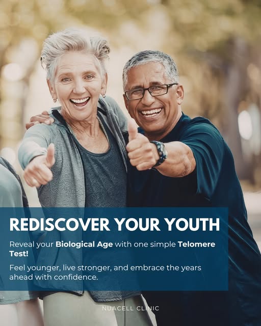 🧬 How old is your body really? Your chronological age only tells part of the story. Telomere testin