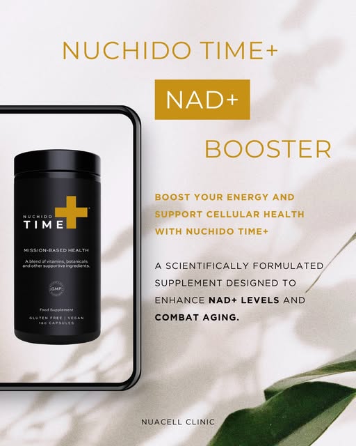 🧬 Support your NAD+ levels with Nuchido TIME+

Nuchido TIME+ is a scientifically formulated supplem