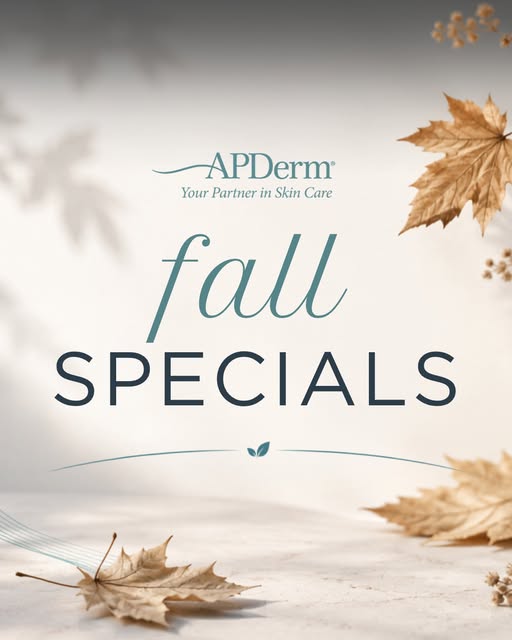 Our Fall Cosmetic Specials are here! 

From chemical peels and M22™ IPL to PRX Derm Perfexion®, Matr
