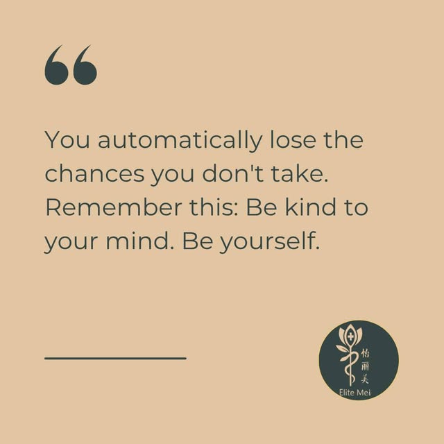 Taking a chance on yourself can feel uncomfortable, but staying on the sidelines can mean missing op