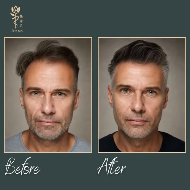 A fuller, more defined look can make a noticeable difference. 🤍This hair restoration result shows h