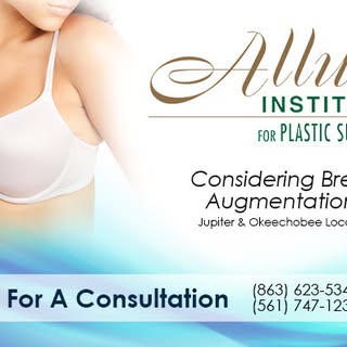 Considering a #breastaugmentation? Contact Allure Institute of Plastic Surgery in Jupiter at (561) 7