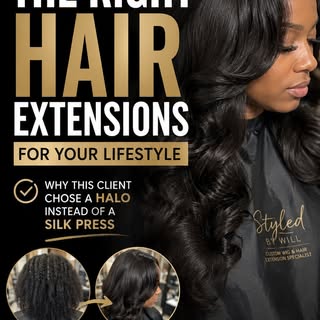 Not every client needs the same hair extension method, and that’s exactly why consultations matter.
