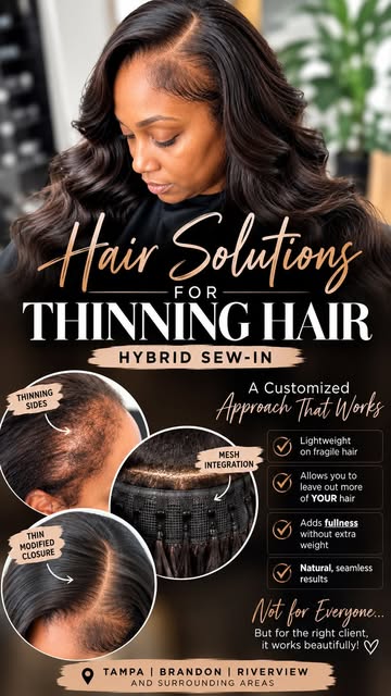 Hair loss or thinning hair doesn’t always mean you have to give up on wearing hair extensions. Somet