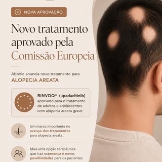 Um grande avanço para o tratamento da Alopecia Areata!

A ciência continua evoluindo, e essa é uma n