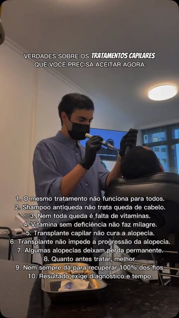 Nem tudo que você ouve sobre queda de cabelo é verdade.

Alguns desses mitos podem até atrasar o dia