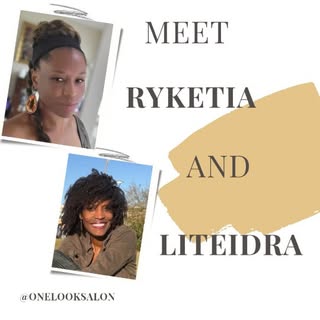 Meet LiTedra and Ryketia, color,  curly,  and scalp care specialists.  Our approach is simple and ef
