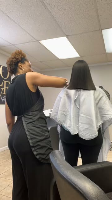 The actual shape of your haircut is created in the final few minutes.
​Cutting wet hair can establis