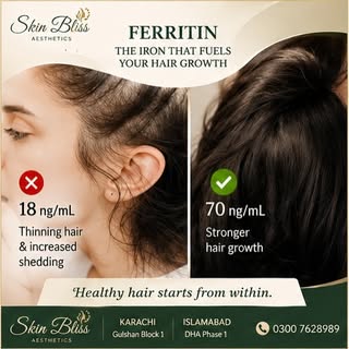 🧪 **HAIR FALL? CHECK THESE IMPORTANT LEVELS**

Hair fall can have many causes, and certain nutritio